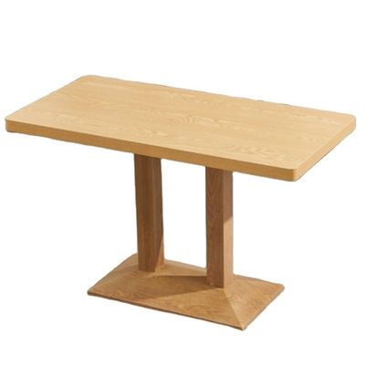 Wooden Dining Table in Modern Design for Customized Color Restaurant Furniture