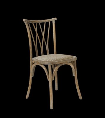 Vintage X Cross Back Wood Chair for Hotel Wedding Event Restaurant Banquet Dining Stackable and Antique Wedding Chair