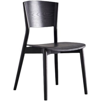 Modern Luxury Household/Hotel Dining Chair with Stackable Design and Solid Wood Material