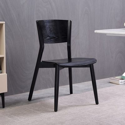 Modern Luxury Household/Hotel Dining Chair with Stackable Design and Solid Wood Material
