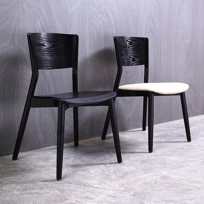 Modern Luxury Household/Hotel Dining Chair with Stackable Design and Solid Wood Material