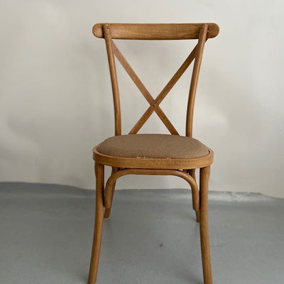 Apartment Mail Packing Nordic Modern Cross Back Metal Dining Chair with Nordic Design