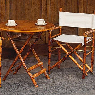 Outdoor Garden Party Leisure Adult Size Bamboo Folding Table for Outdoor Furniture and Leisure