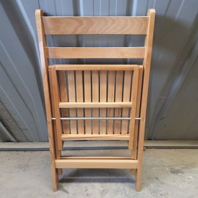 Solid Wood Cover Material Nordic Design Foldable Dining Chair for Restaurant Hotel General Home Furniture