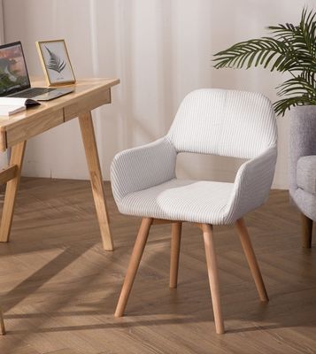 Solid Wooden Legs Dining Room Furniture Nordic Colourful Upholstered Dining Chair for Customer Requirements