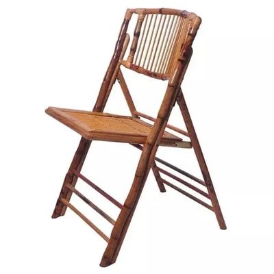 Modern Design Style Wood Rustic Bamboo Folding Outdoor Dining Chair for Event Party Furniture Wedding