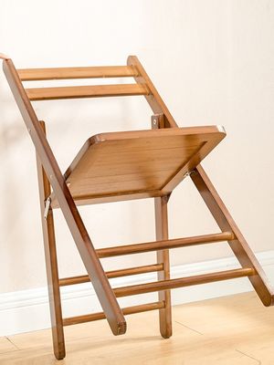 Foldable Nordic Design Wood Chair for Dining in Restaurants and Hotel Environment
