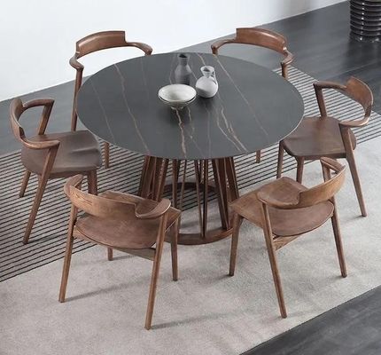 Nordic Leisure Wooden Ash Wood Handrail Modern Dinning Chair for General Home Furniture