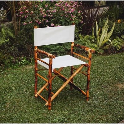 Outdoor Furniture Garden Party Hotel Chair W57.9*D46*H89 CM Wood Bamboo Folding Chair for Adult Size Wood Leisure