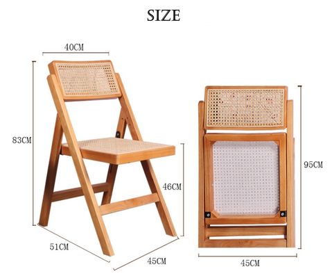 Wooden Dining Room Furniture Durable Foldable Chairs for Restaurants and Events