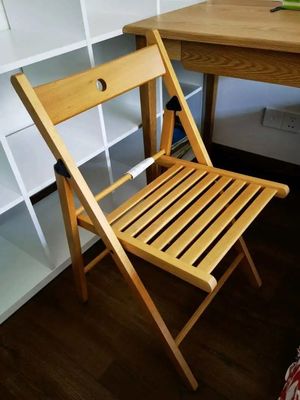 Modern Finish Nitrolacquer Wooden Folding Chairs for Hotel and Event Usage in 2023
