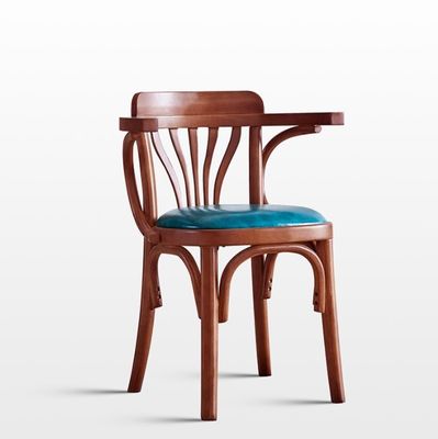 Contemporary Design Style Solid Wood Restaurant Chair Upholstered for Home Furniture Distribution