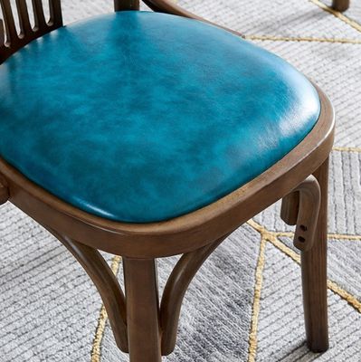 Contemporary Design Style Solid Wood Restaurant Chair Upholstered for Home Furniture Distribution