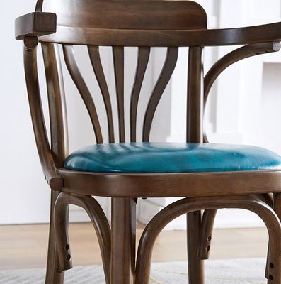 Contemporary Design Style Solid Wood Restaurant Chair Upholstered for Home Furniture Distribution