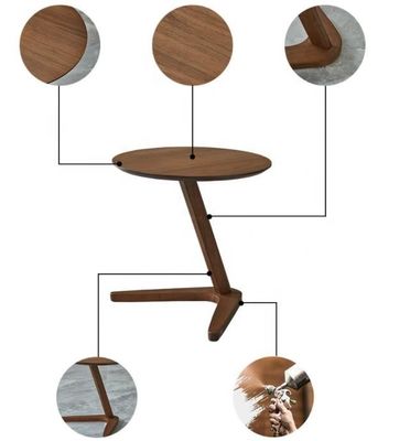 NO Folded Modern Nordic Leisure Solid Wood Coffee Table for Modern Living Room