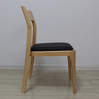 Mail packing Y Wooden Nordic Light Luxury Hotel Cafe Stackable Leather Upholstered Dining Chair