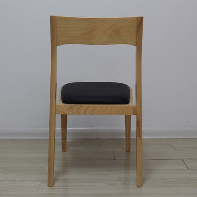 Mail packing Y Wooden Nordic Light Luxury Hotel Cafe Stackable Leather Upholstered Dining Chair