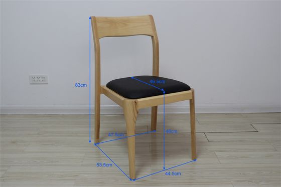 Mail packing Y Wooden Nordic Light Luxury Hotel Cafe Stackable Leather Upholstered Dining Chair