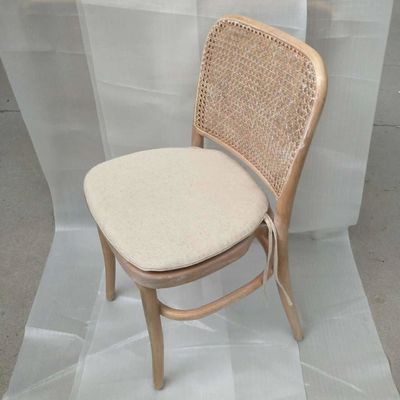 Dining Chair Modern Rattan Frame Banquet Chair for Events W45cm*D51cm*H83cm