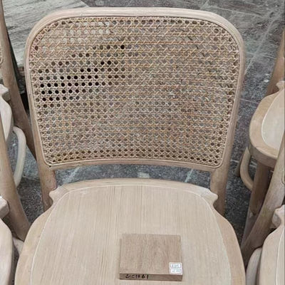 Dining Chair Modern Rattan Frame Banquet Chair for Events W45cm*D51cm*H83cm