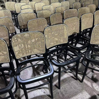 Dining Chair Modern Rattan Frame Banquet Chair for Events W45cm*D51cm*H83cm
