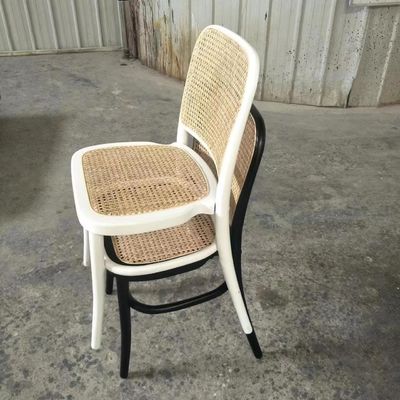 Dining Chair Modern Rattan Frame Banquet Chair for Events W45cm*D51cm*H83cm