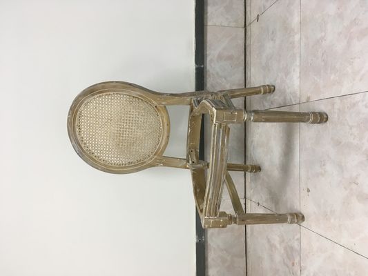 NO Folded Louis Solid Wooden Banquet Chair for Events Nordic Wedding and Event Chair D54*W53*SH44.5*H76.5