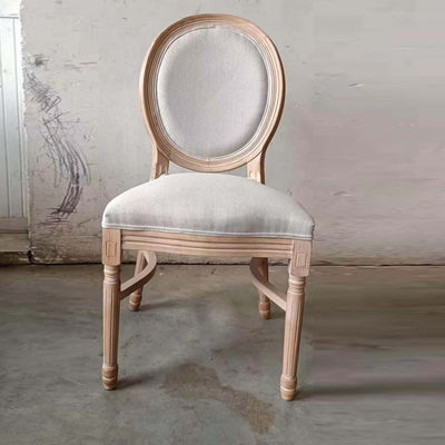 NO Folded Louis Solid Wooden Banquet Chair for Events Nordic Wedding and Event Chair D54*W53*SH44.5*H76.5