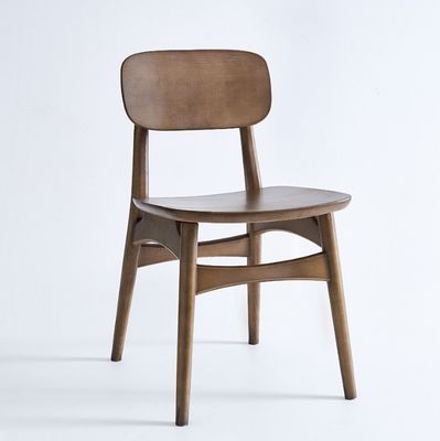 Modern Design Nordic Practical Solid Wood Chair Rattan Dining Chair for Restaurant