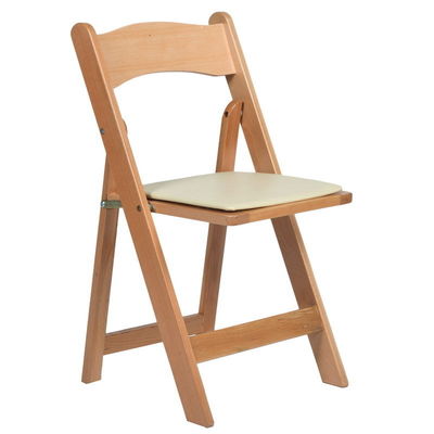 Restaurant Chair for Banquet Modern Foldable Solid Wood Dining Wedding Wooden Chair