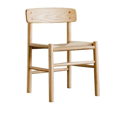 Customized Dining Room Furniture Nordic Wood Dining Chair Rattan Chair