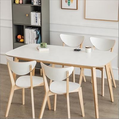Home Furniture Modern Solid Wood Coffee Shop Restaurant Chair in Walnut
