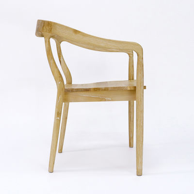 Villa Modern Stackable Solid Wood Banquet Wedding Wooden Chair for Dining Room Furniture in Villa