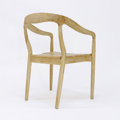 Villa Modern Stackable Solid Wood Banquet Wedding Wooden Chair for Dining Room Furniture in Villa