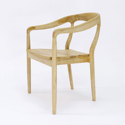 Villa Modern Stackable Solid Wood Banquet Wedding Wooden Chair for Dining Room Furniture in Villa