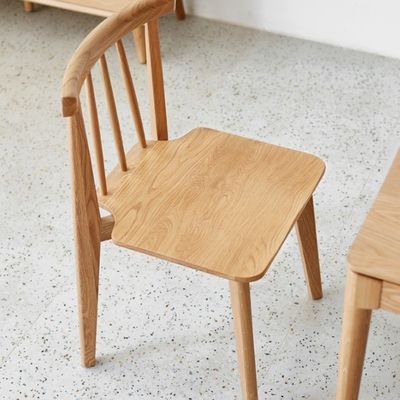 Windsor Wooden Chairs Oak Wood Chair for Dining Room and Living Room Weight Limit 150KG Classical Nordic Restaurant