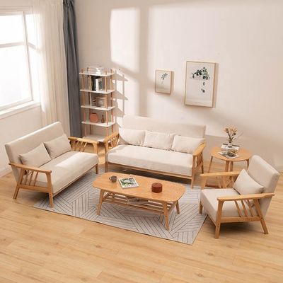 Modern Solid Wood Armchair The Perfect Combination of Style and Comfort for Your Living Room
