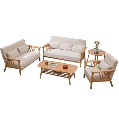 Modern Solid Wood Armchair The Perfect Combination of Style and Comfort for Your Living Room