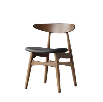Classical Nordic Upholstered Wood Chairs with Ash Frame Restaurant Chair