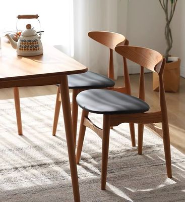 Classical Nordic Upholstered Wood Chairs with Ash Frame Restaurant Chair