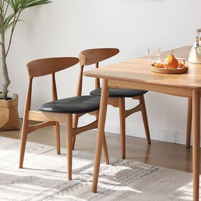Classical Nordic Upholstered Wood Chairs with Ash Frame Restaurant Chair