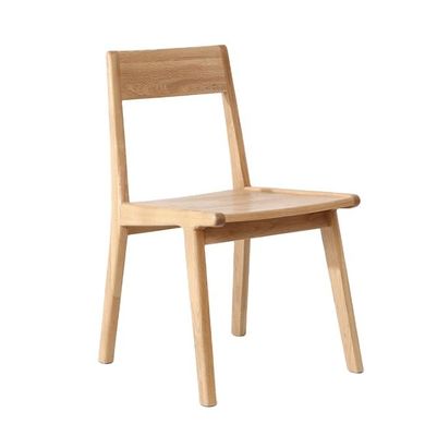 Solid Wood Dining Chairs in Nordic Classical Style for Restaurant Furniture
