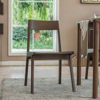 Solid Wood Dining Chairs in Nordic Classical Style for Restaurant Furniture