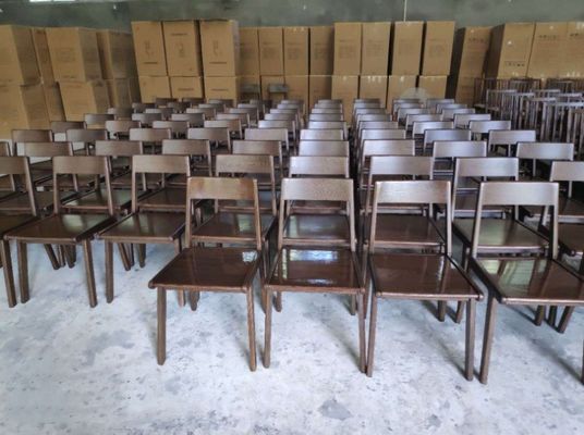 Solid Wood Dining Chairs in Nordic Classical Style for Restaurant Furniture