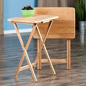 2022 Style Living Room Furniture Wooden Folding Table Set with Solid Wood Material and Functional Design