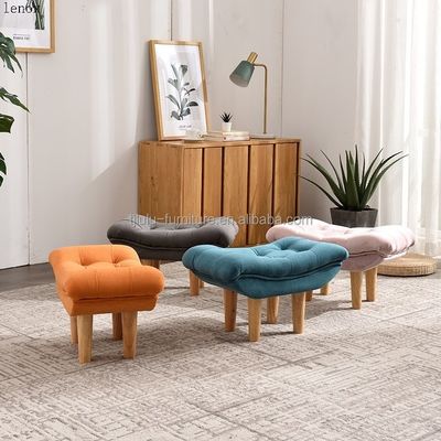 OEM Service Accepted Solid Wood Single Tufted Fabric Leisure Rocking Sofa Chair NO Folded
