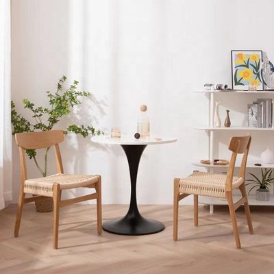 Classical Dining Room and Living Room Furniture Good Design Antique Oak Wood Wishbone Chairs with Rope Seat