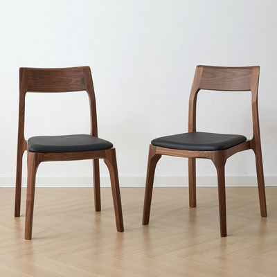 Modern Stacked Wooden Chair for Restaurant Dining Room Furniture Solid Wood Dining Chairs
