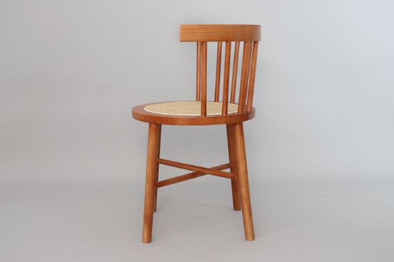 Customized Colors Customer Designs Acceptable Nordic Modern Rattan Chair Wooden Furniture