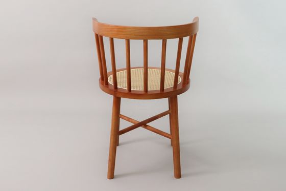 Customized Colors Customer Designs Acceptable Nordic Modern Rattan Chair Wooden Furniture